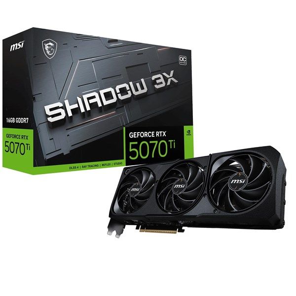 MSI RTX5070TI 16GB SHADOW 3X OC 16G GDDR7 256bit HDMI DP PCIe 5.0 #1