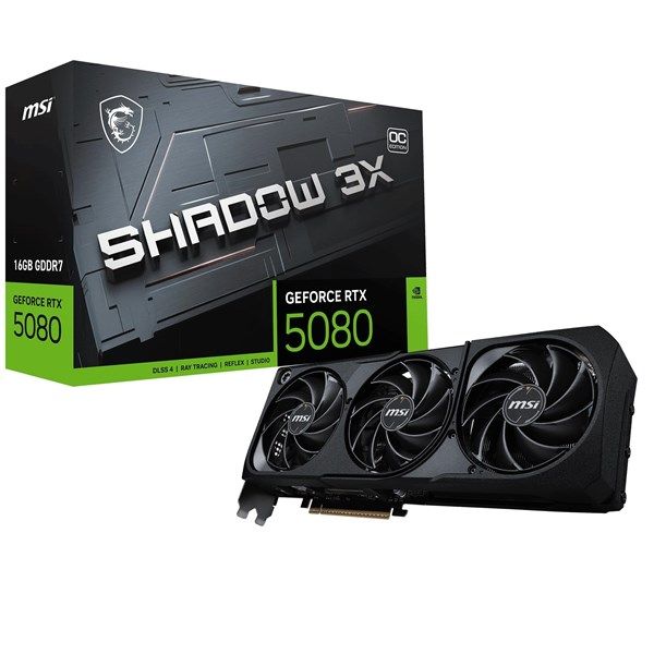 MSI RTX5080 16GB SHADOW 3X OC 16G GDDR7 256bit HDMI DP PCIe 5.0 #1