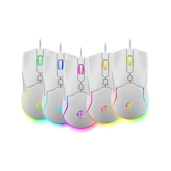 NORTH Air White Professional USB 7200dpi Gaming Beyaz Mouse RGB #2