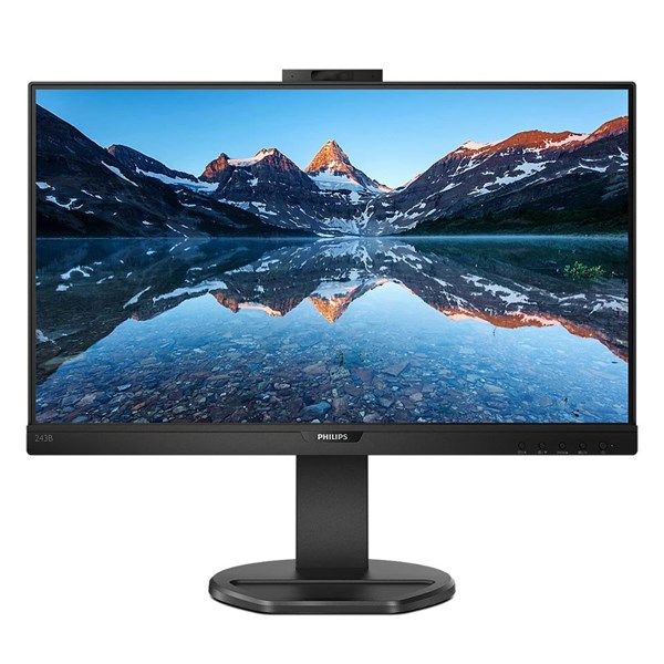 PHILIPS 23.8' IPS 243B9H/00 4MS 75HZ HDMI-DP USBC PIVOT WEB KAMERALI MONİTÖR #3