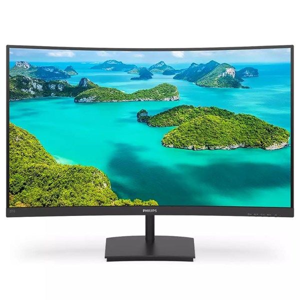 PHILIPS 27' VA 271E1SCA/00 4MS 75HZ HDMI KAVISLI EV OFİS MONİTÖRÜ 1920X1080 #1