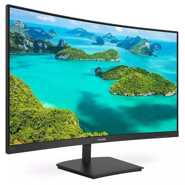 PHILIPS 27' VA 271E1SCA/00 4MS 75HZ HDMI KAVISLI EV OFİS MONİTÖRÜ 1920X1080 #2