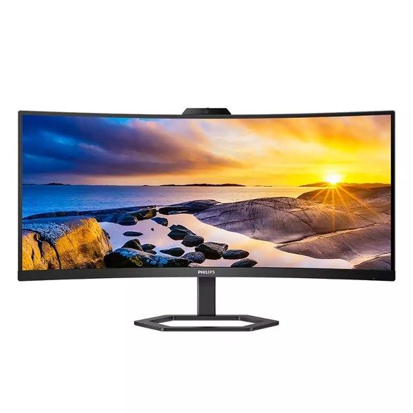 PHILIPS 34' VA 34E1C5600HE/00 1MS 100HZ HDMI-DP USB-C KAVISLI WEB KAMERALI MONİTÖR  3440X1440 #2