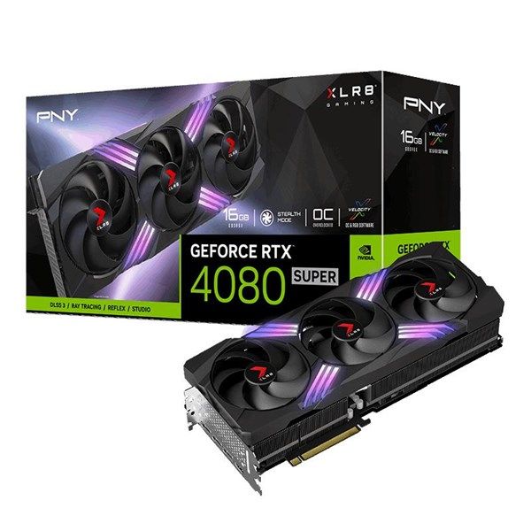 PNY 16GB RTX4080 SUPER VCG4080S16TFXXPB1-OXLR8 GAMING VERTO EPIC-X RGB VCG4080S16TFXXPB1-O PCIE 4.0 #4