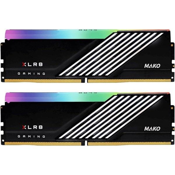 PNY 32GB (2X 16GB) DDR5 6400MHZ CL40 RGB DUAL KIT PC RAM XLR8 GAMING MACO EPIC-X MD32GK2D5640040MXRGB #1