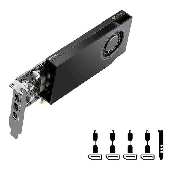 PNY 8GB RTX A1000 VCNRTXA1000-PB GDDR6 128bit PCIE 4.0 #3