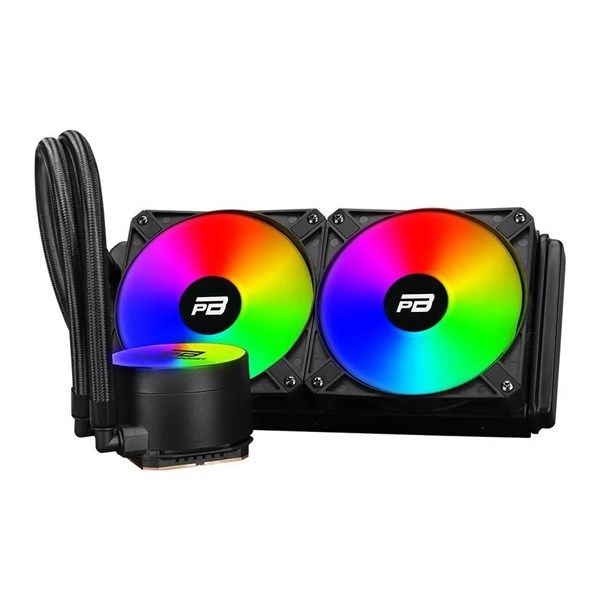 POWERBOOST 240mm NOBLE 240 PB-LCS-YC240 Rainbow Sıvı Soğutmalı AM5-1700p İşlemci Fanı #1