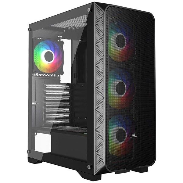 POWERBOOST 600W 80+ PB-PS5846B Gaming Mid-Tower PC Kasası #1