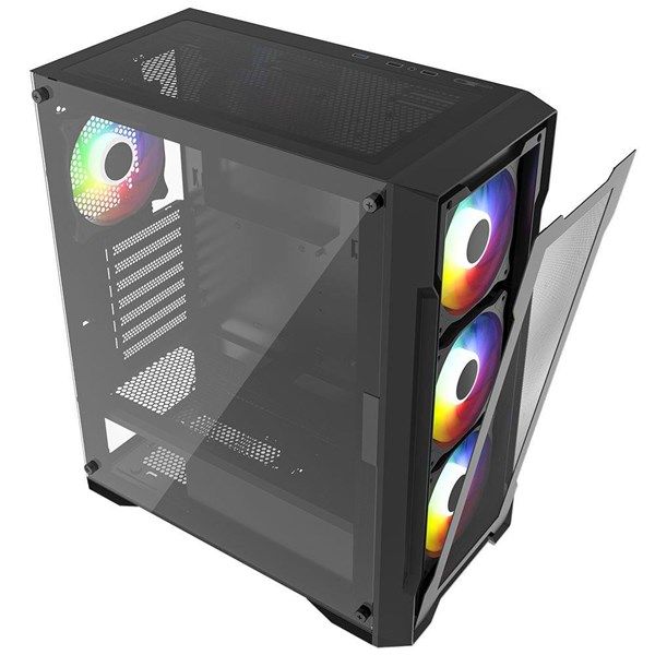 POWERBOOST 650W 80+ BRONZE PB-PS6849B Gaming Mid-Tower PC Kasası #3