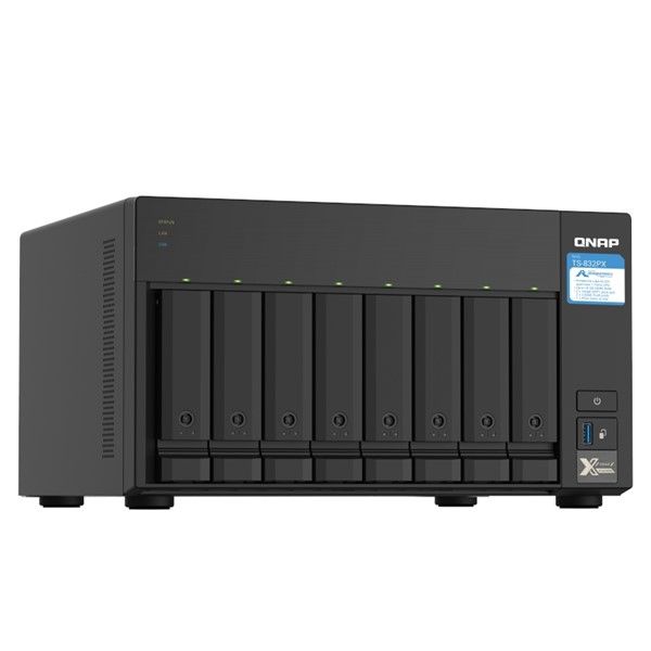 QNAP TS-832PX-16G ALPINE AL324 QC 16GB RAM- 8-diskli Nas Server (Disksiz) #1