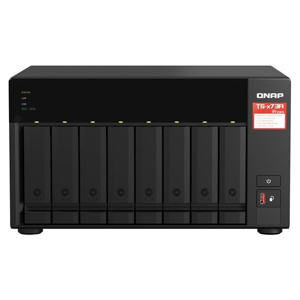 QNAP TS-873A-32GB RYZEN V1500B 32GB RAM- 8-diskli Nas Server (Disksiz) #2
