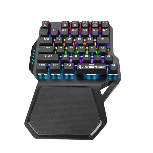 Rampage KB-R77 PALM USB Rainbow Backlight Outemu Blue Switch Mekanik 36 Tuşlu Mini Gaming Oyuncu Klavyesi #3