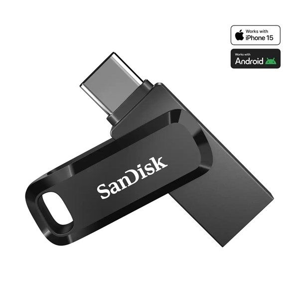 SANDISK 128GB ULTRA DUAL DRIVE GO SDDDC3-128G-G46L TYPE-C USB BELLEK #1
