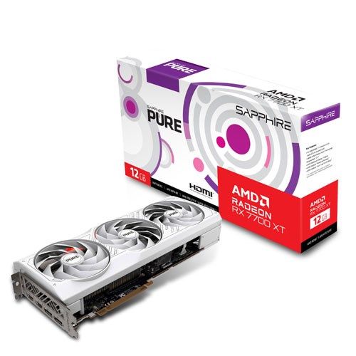 SAPPHIRE 12GB RX7700XT PURE 11335-03-20G GDDR6 192Bıt PCIE 4.0 #1