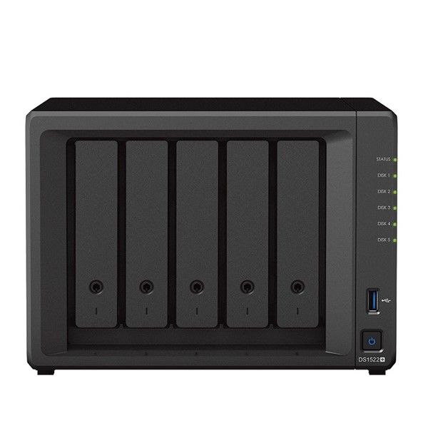 SYNOLOGY DS1522-16G PLUS RYZEN R1600 16GB RAM- 5-diskli Nas Server (Disksiz) #1