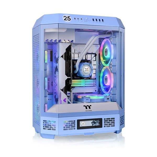 THERMALTAKE THE TOWER 600 TG CA-1Z1-00MFWN-00 GAMING MID-TOWER PC KASASI MAVİ #1