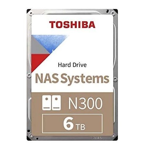 TOSHIBA 3.5' 6TB N300 HDWG460UZSVA 7200 RPM 256MB SATA-3 NAS Diski #1