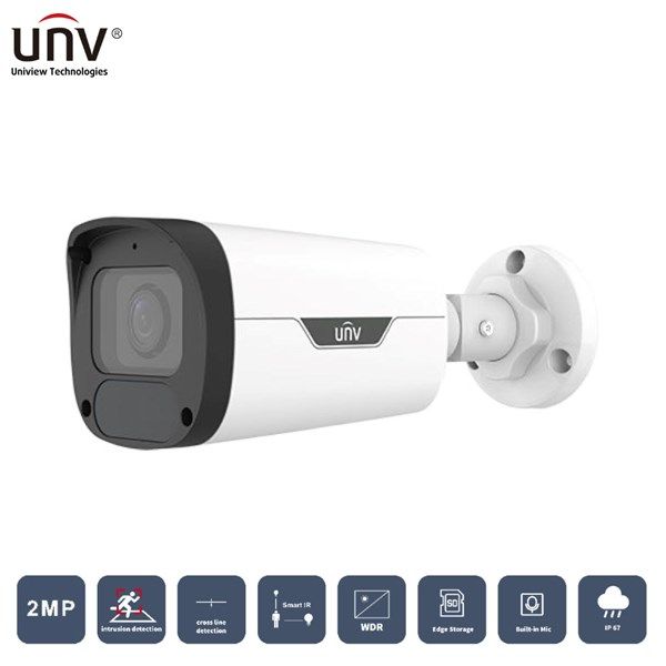 UNV 2MP IPC2322LB-ADEZK-H Motorıze 50Mt Colorhunter Ip67/Ik10 H265+ Ir Bullet Ip Kamera (Dahili Sesli) #1
