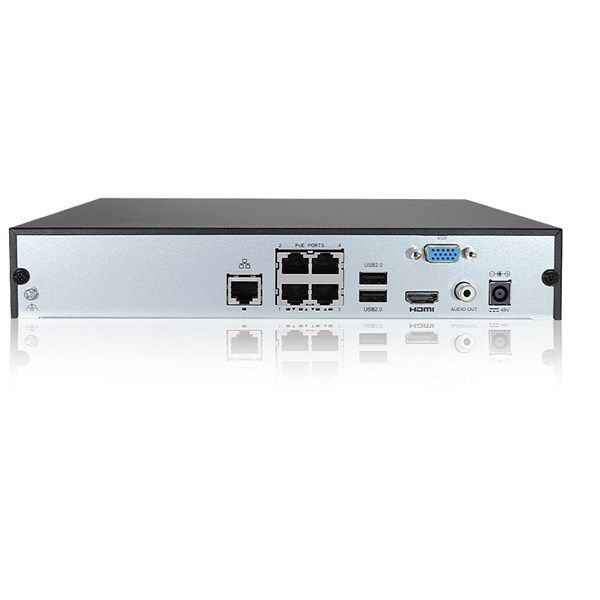 UNV 4 Kanal Poe 8mp NVR301-04S3-P4 4K H265 NVR Kayıt Cihazı 1U #2