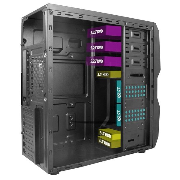 VENTO 350W TA-K61 STANDART MID TOWER PC KASASI #2