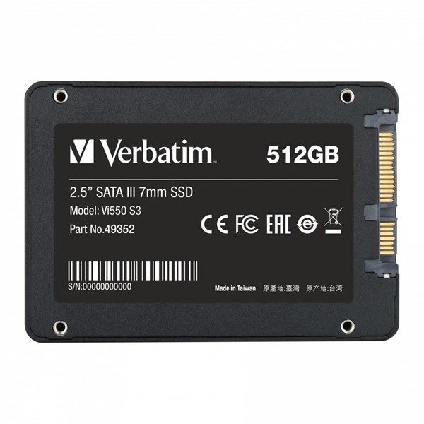 VERBATIM 512GB VI550 49352 520- 500MB/s SSD SATA-3 Disk #2