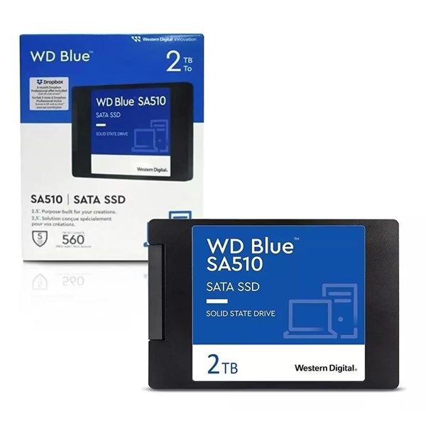 WD 2TB BLUE SA510 WDS200T3B0A 560-520MB/s SSD SATA-3 DİSK #3