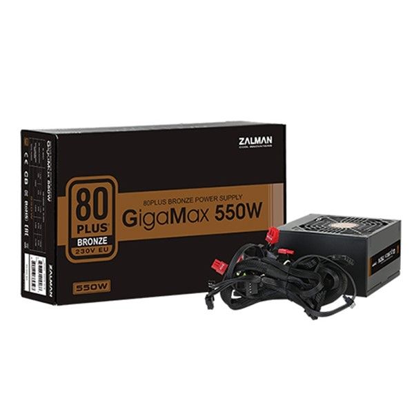 ZALMA 550W 80+ BRONZE ZM550 GVII (Gigamax550w) POWER SUPPLY #4