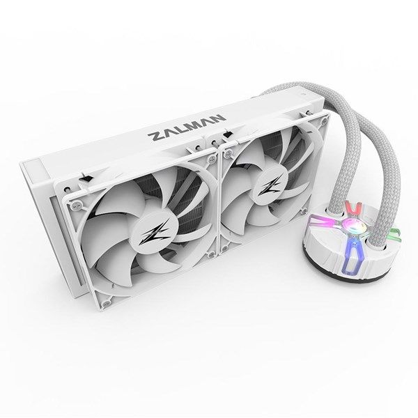 ZALMAN 240MM RESERATOR5-Z24-WH RGB SIVI SOĞUTMALI AM5-1700P İŞLEMCİ FANI BEYAZ #1
