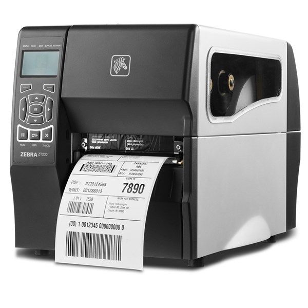 ZEBRA 203dpi ZT230 Termal,Direkt Termal USB,Seri,Ethernet Barkod Yazıcı Endüstriyel #1