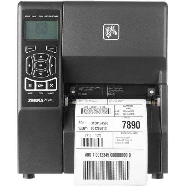 ZEBRA 203dpi ZT230 Termal,Direkt Termal USB,Seri,Ethernet Barkod Yazıcı Endüstriyel #3