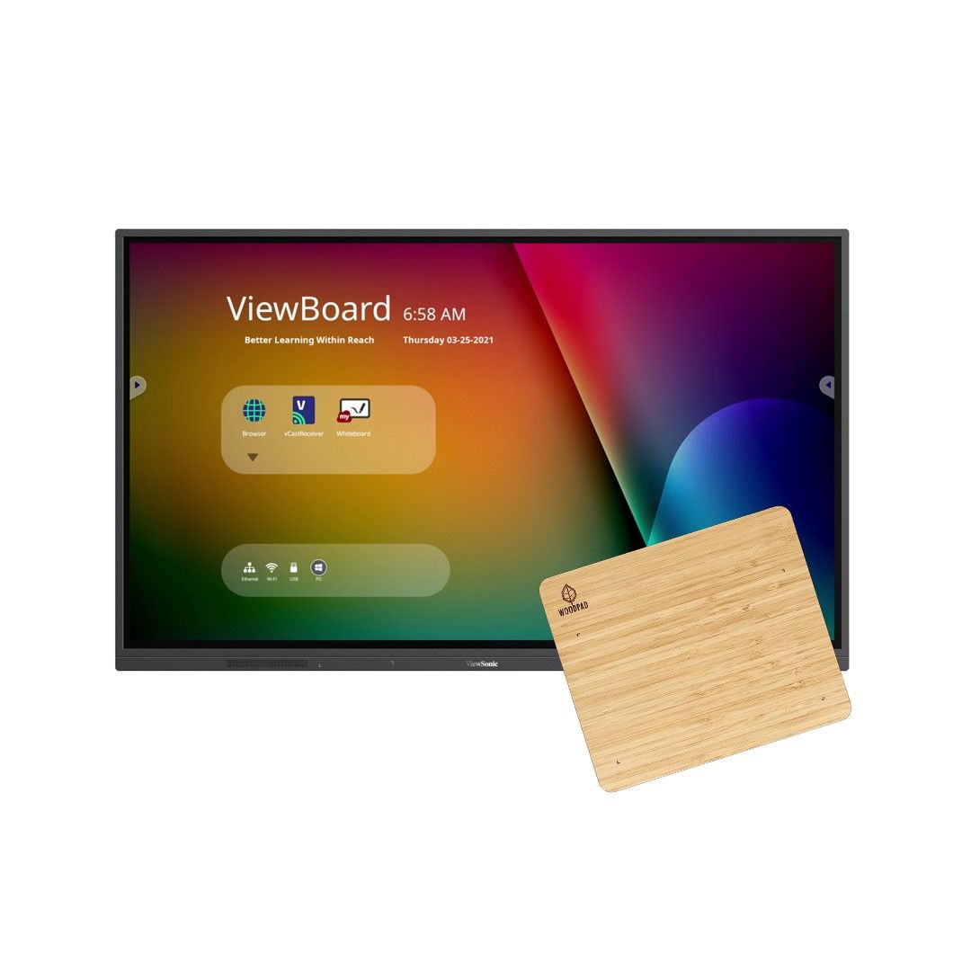 VIEWSONIC IFP6532 VIEWBOARD 65 İNÇ 4K İNTERAKTİF DOKUNMATİK EKRAN + NOTEPAD GRAFIK TABLET #1
