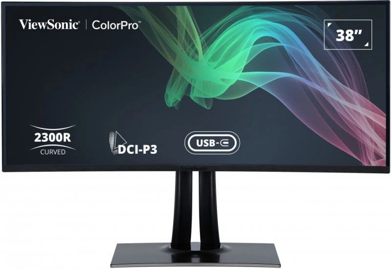 VIEWSONIC VP3881A PROFESYONEL MONITOR 37.5 5MS 60HZ IPS 3840X1600 WQHD+ 300 HDMI DP USB TYPE C DCI-P3 PANTONE 21:9 20M:1 1.07B H #1