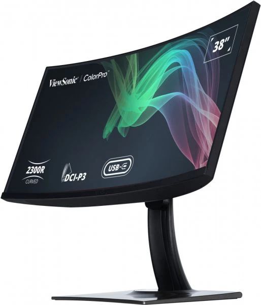 VIEWSONIC VP3881A PROFESYONEL MONITOR 37.5 5MS 60HZ IPS 3840X1600 WQHD+ 300 HDMI DP USB TYPE C DCI-P3 PANTONE 21:9 20M:1 1.07B H #2