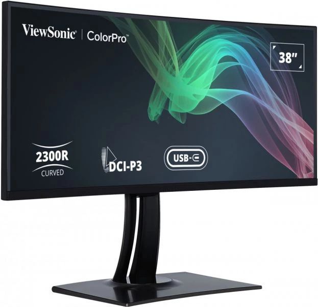 VIEWSONIC VP3881A PROFESYONEL MONITOR 37.5 5MS 60HZ IPS 3840X1600 WQHD+ 300 HDMI DP USB TYPE C DCI-P3 PANTONE 21:9 20M:1 1.07B H #4