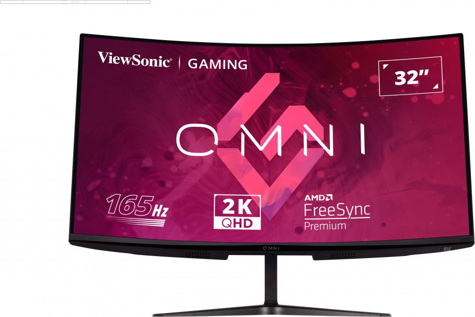 VIEWSONIC VX3218C-2K GAMING MONITOR 31,5 1ms 165Hz VA 2560x1440 2K 250 HDMI DP 16:9 80M:1 16.7M HOPARLOR 3 KENAR CERCEVESIZ 1500 #2