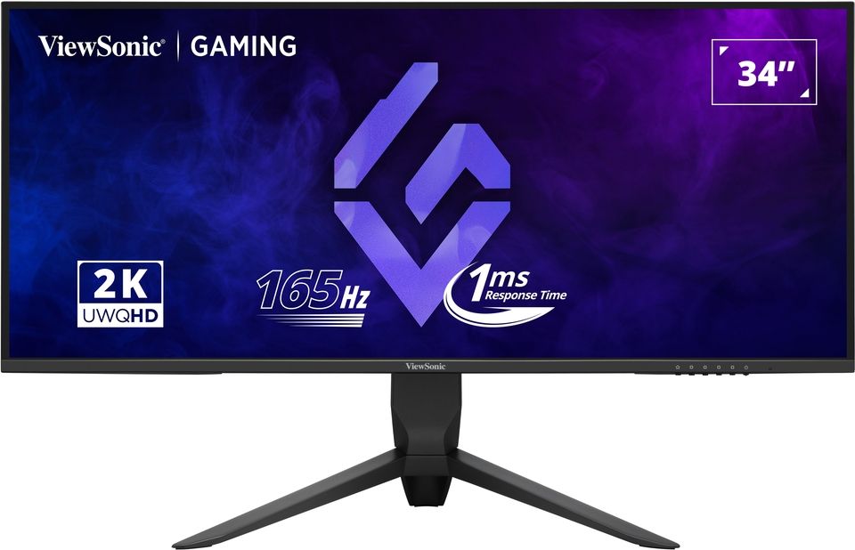 VIEWSONIC VX3480-2K-PRO 34' WQHD 21:9 165Hz 1ms FreeSync Premium 2xHDMI, 1xDP Yükselik Ayarlanabilir Gaming Monitor #1