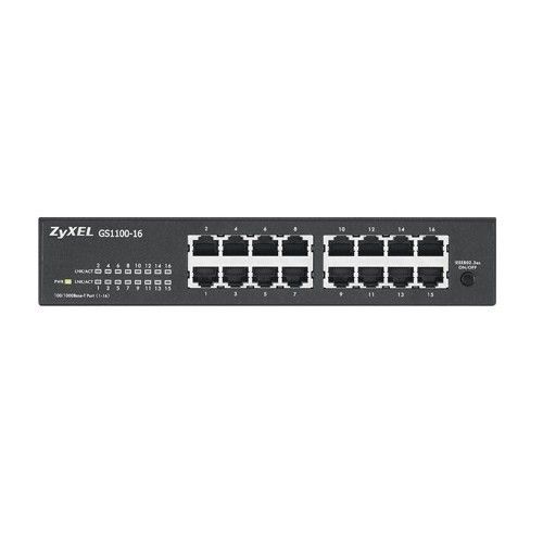 ZYXEL GS1100-16 16 PORT 10/100/1000 Mbps YÖNETİLEMEZ GIGABIT SWITCH V3 #2