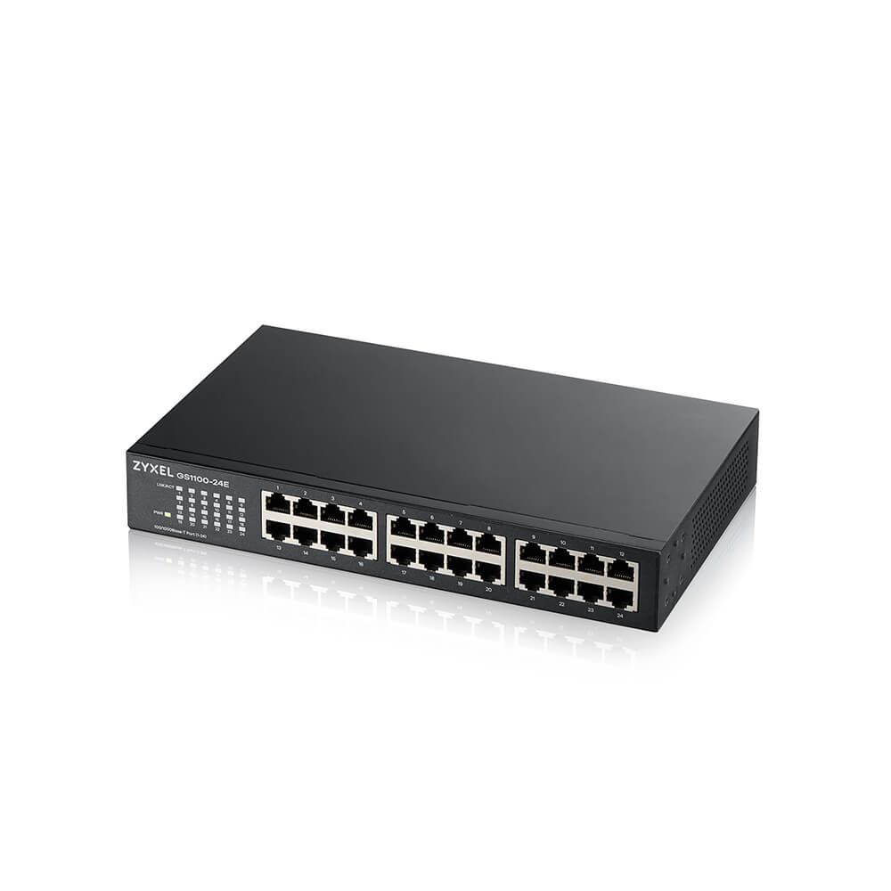 ZYXEL GS1100-24E V3 24 PORT 10/100/1000 Mbps YÖNETİLEMEZ GIGABIT SWITCH #1