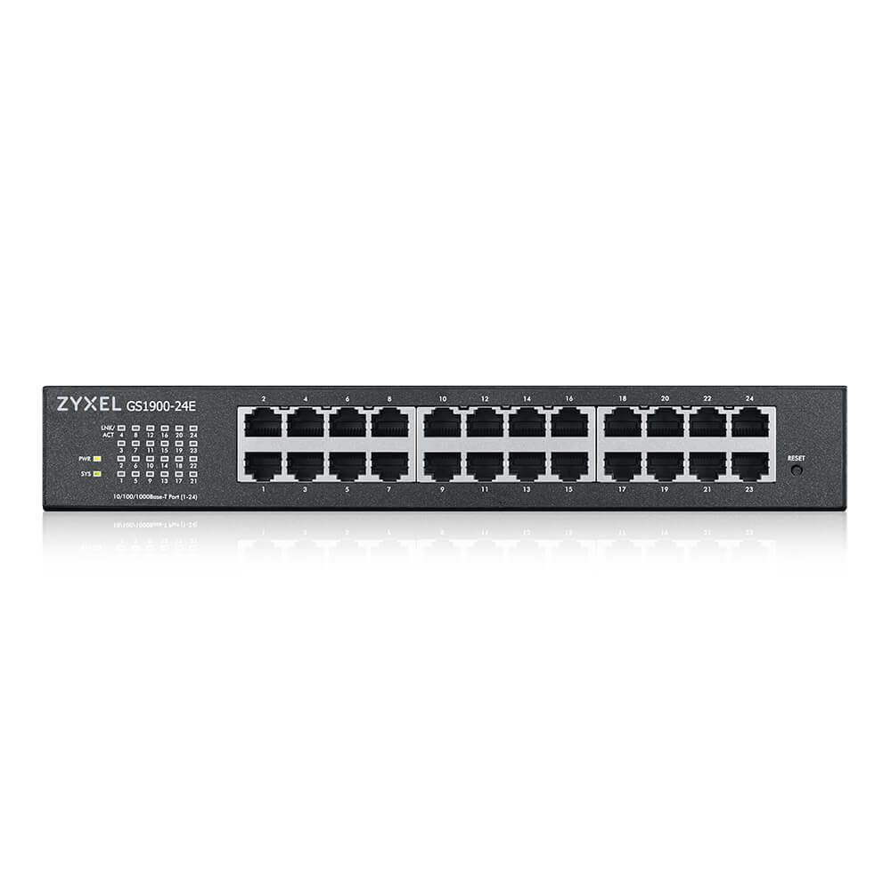 ZYXEL GS1900-24E-EU0103F 24 PORT 24x10/100/1000 L2 GİGABİT DESKTOP FANSIZ WEB SMART YÖNETİLEBİLİR SWITCH V2 #3