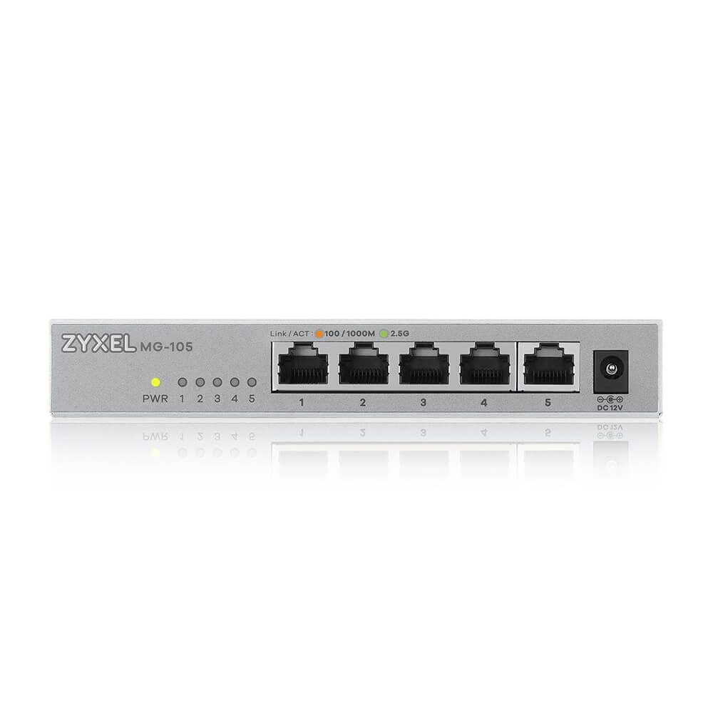 ZYXEL MG-105 5 PORT 10/100/1000 MBPS YÖNETİLEMEZ 2.5GbE UNMAN SWITCH #1