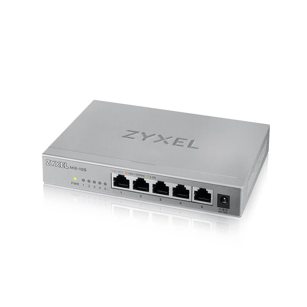 ZYXEL MG-105 5 PORT 10/100/1000 MBPS YÖNETİLEMEZ 2.5GbE UNMAN SWITCH #3
