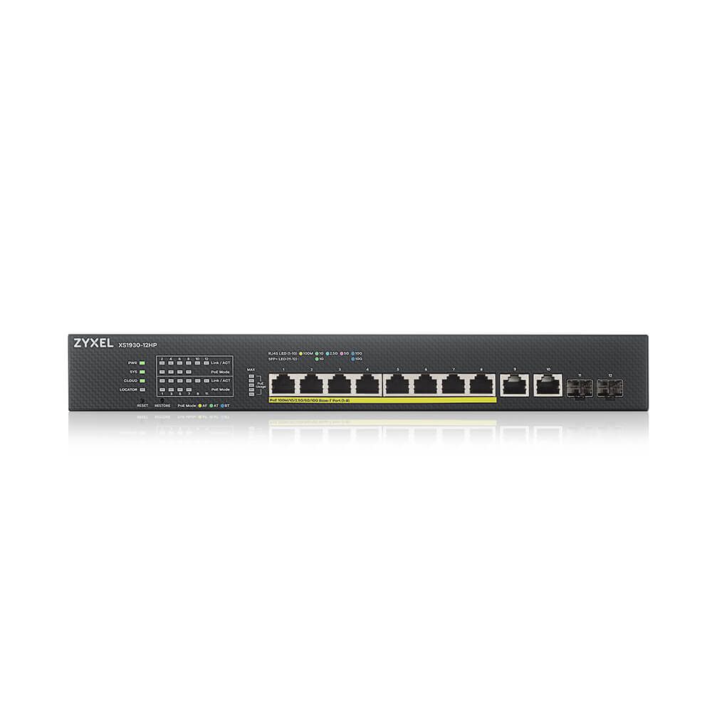 ZYXEL NEBULA XS1930-12HP 8 PORT MULTI-GIGABIT SMART MANAGED HYBRID UPOE SWITCH (375 WATT) #2