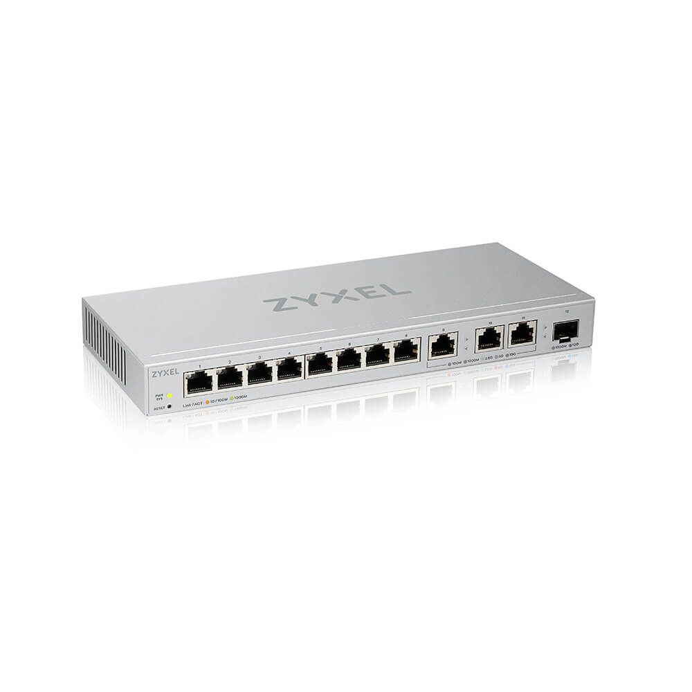 ZYXEL XGS1250-12 12 PORT MULTI GIGABIT MANAGED SWITCH WITH 3 PORT 10G AND 1 PORT 10G SFP PLUS #1